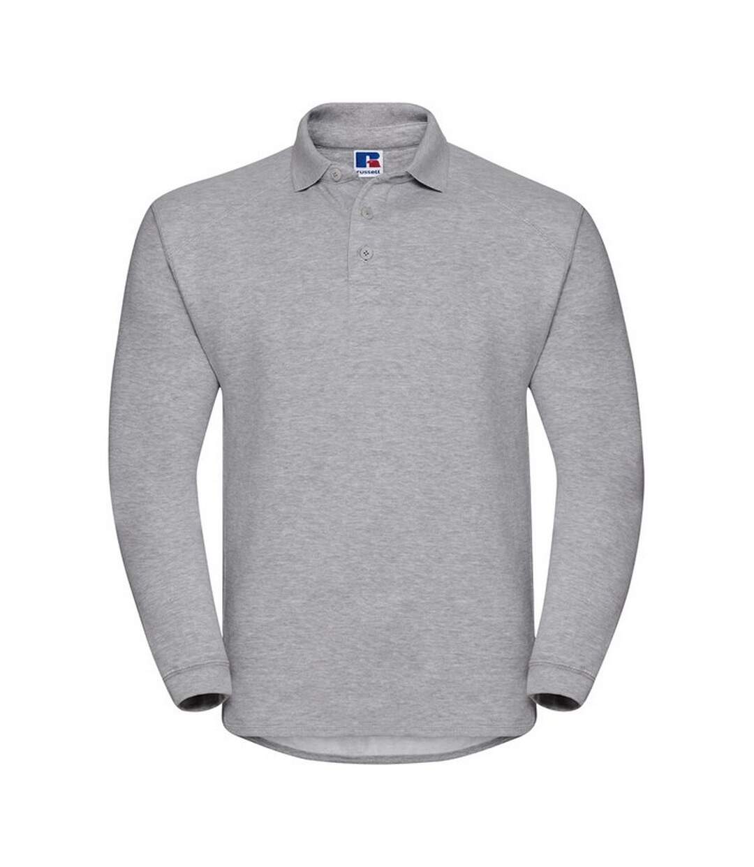 Mens heavy duty sweatshirt light oxford Russell