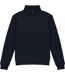 Mens Quarter Zip Sweatshirt Navy Blue Kustom Kit-1