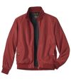 Men's Red Microfiber Summer Jacket Atlas For Men