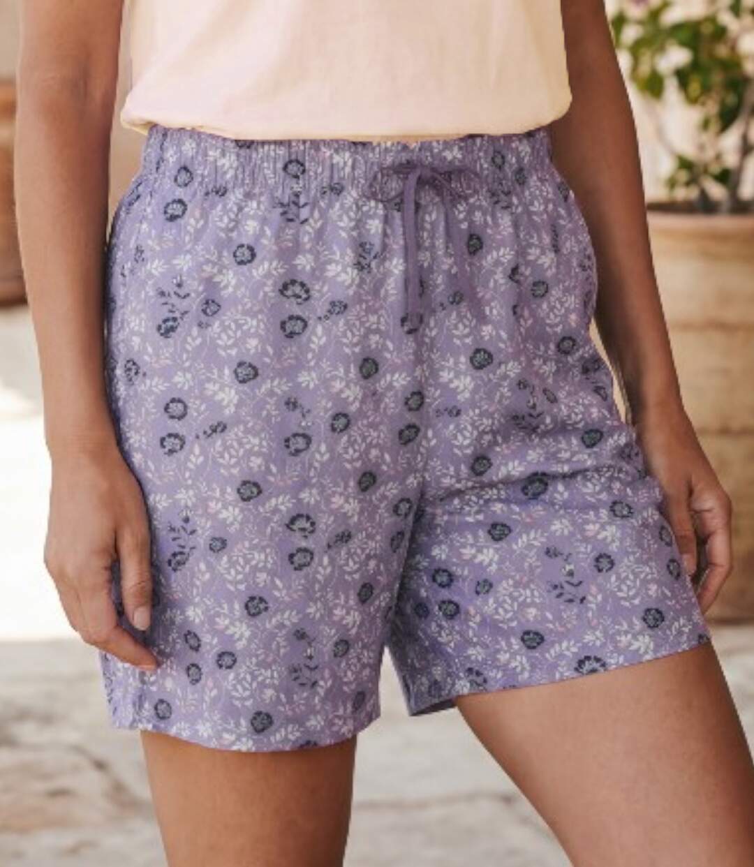 Le Pyjashort Estival en Coton-3