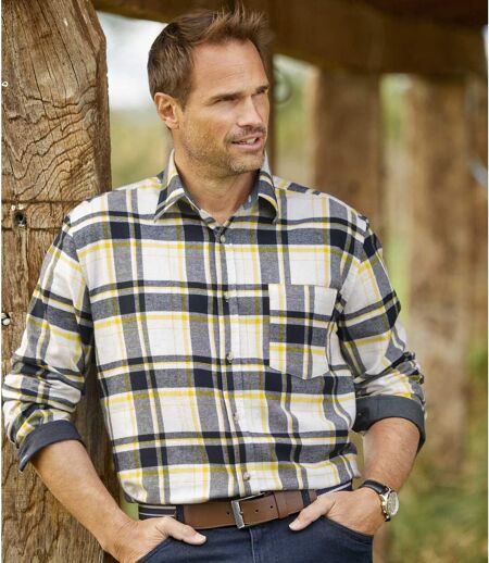 Men's Checked Flannel Shirt 
