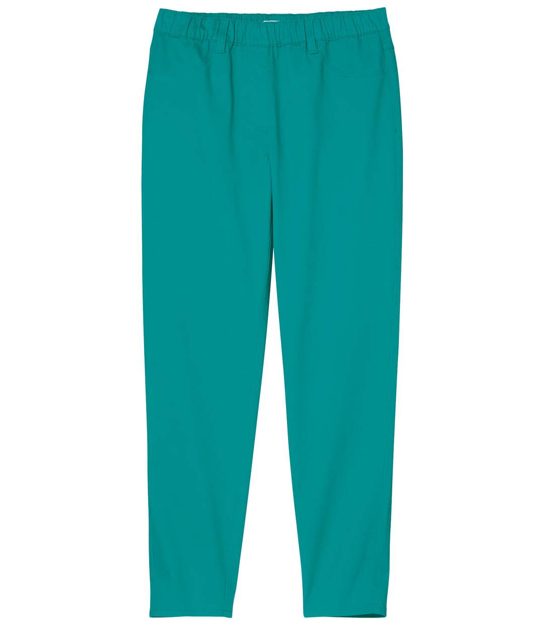 Women's Turquoise Stretchy Treggings-3