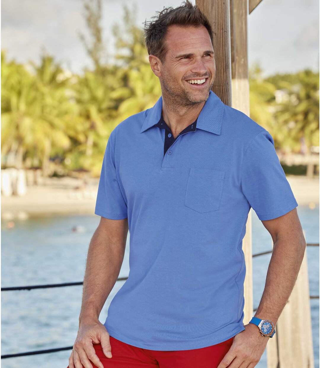Polo shirts in a pack sales