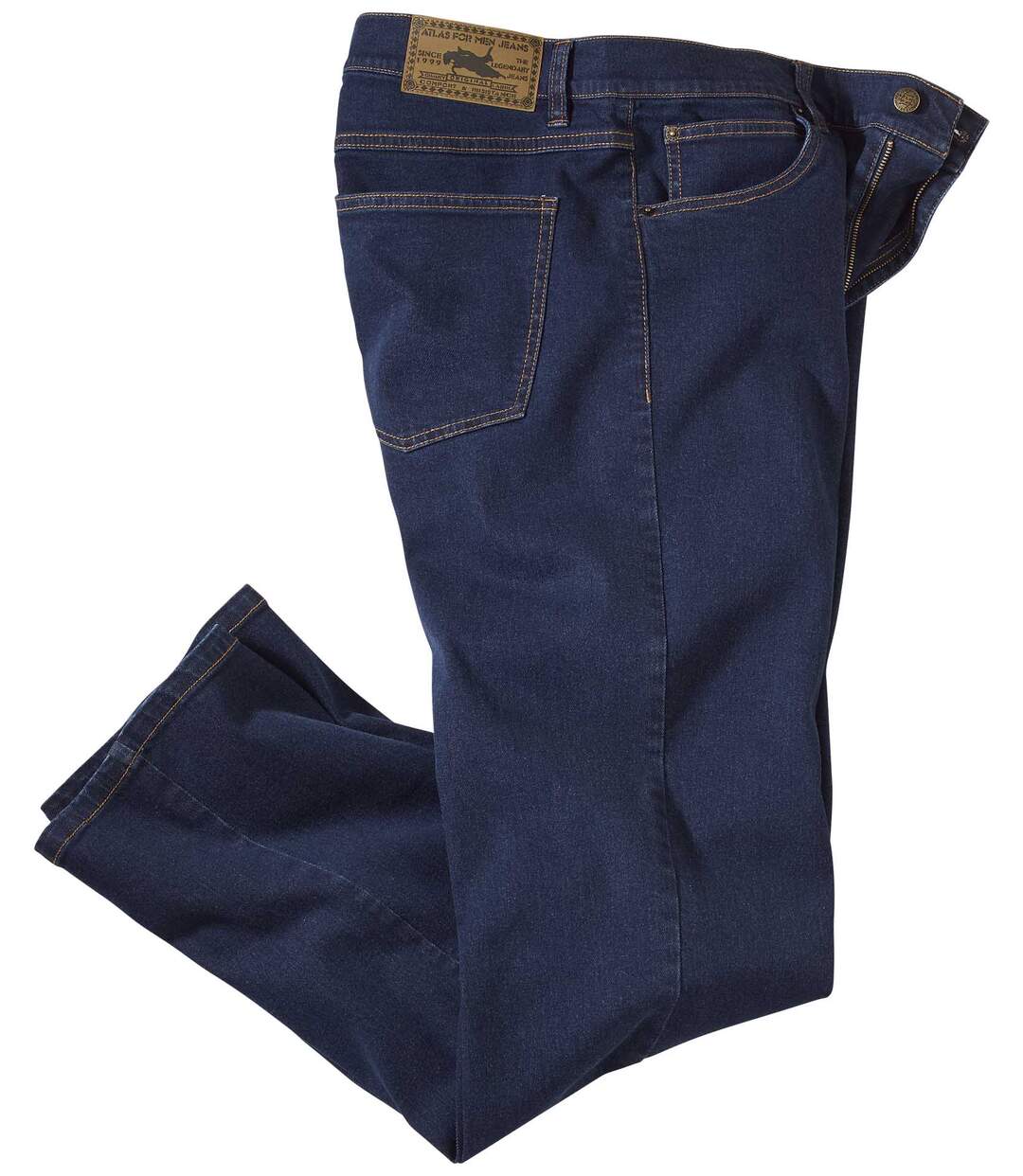 Donkerblauwe stretch jeans Atlas For Men