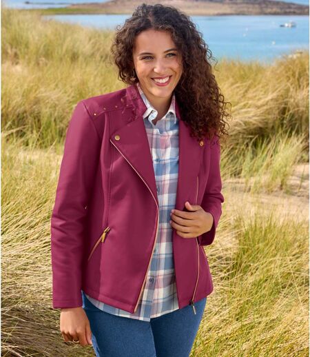 Veste Simili-Cuir Style Perfecto 