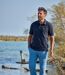 Zestaw 3 bawełnianych koszulek polo Atlas For Men-2