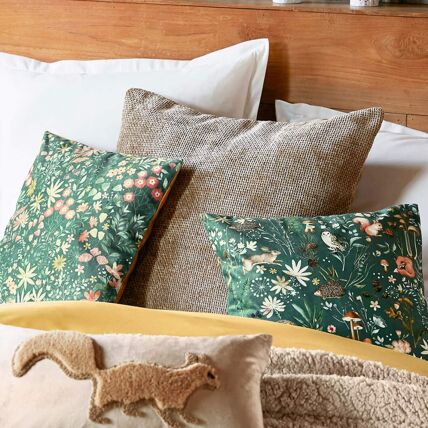 Housse de coussin velours
