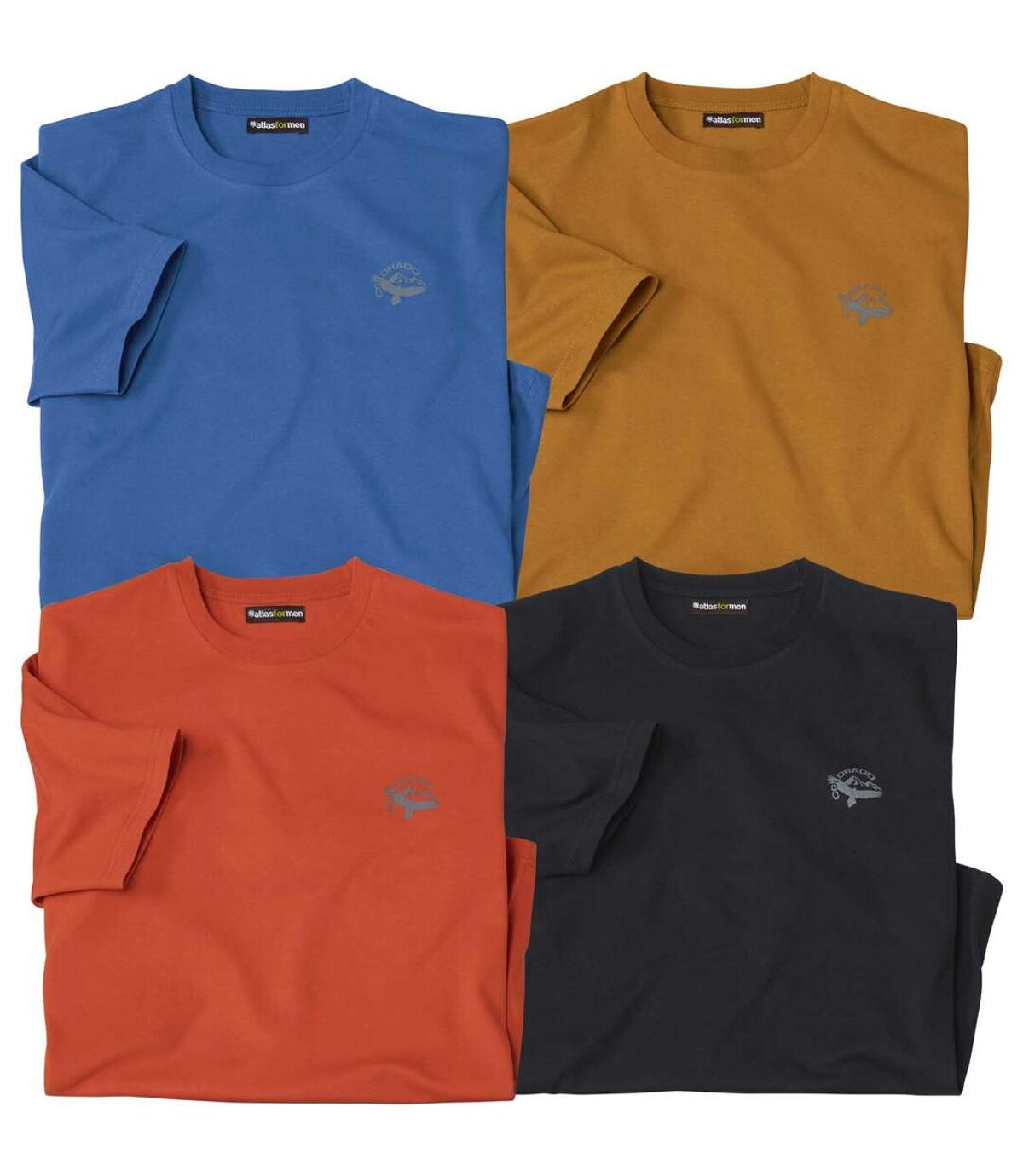 4er-Pack T-Shirts Colorado Atlas For Men