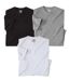 Lot de 3 Tee-Shirts Unis-1