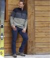 Blaue Stretch-Jeans mit Regularschnitt Atlas For Men