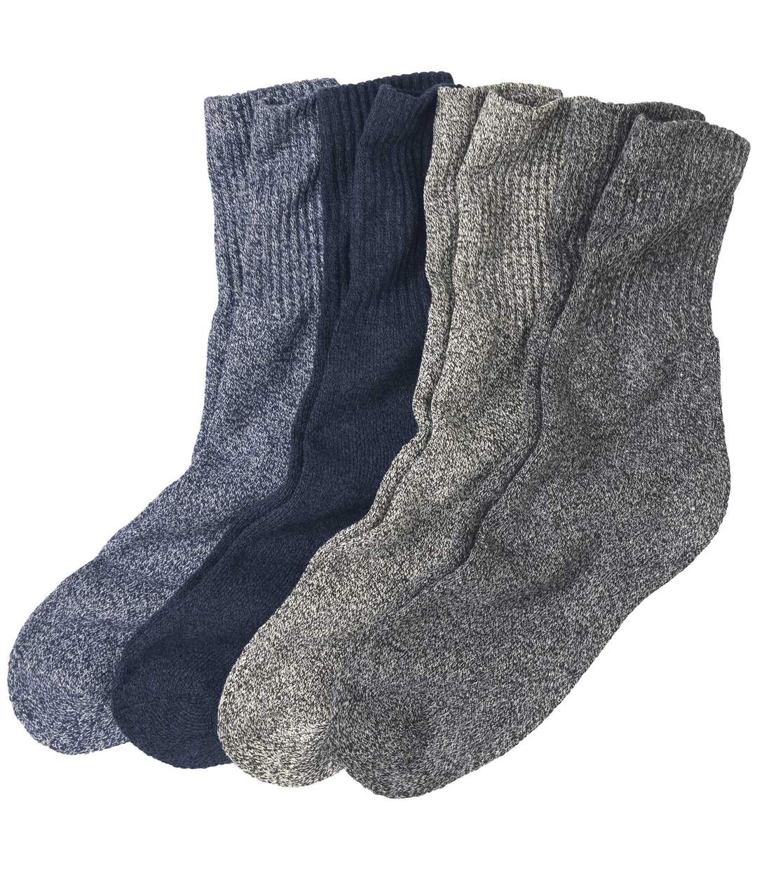 Le Lot de 4 Paires de Chaussettes Sport Chinées