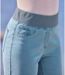 Le Jean Stretch Taille Haute avec Ceinture Elastiquée-3