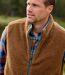 Men's Reversible Padded Gilet - Blue Brown-6