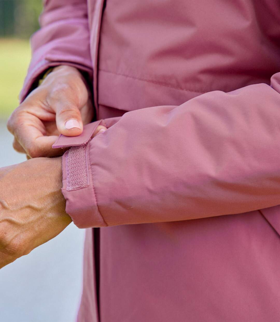 Women's Pink Hooded Parka-5