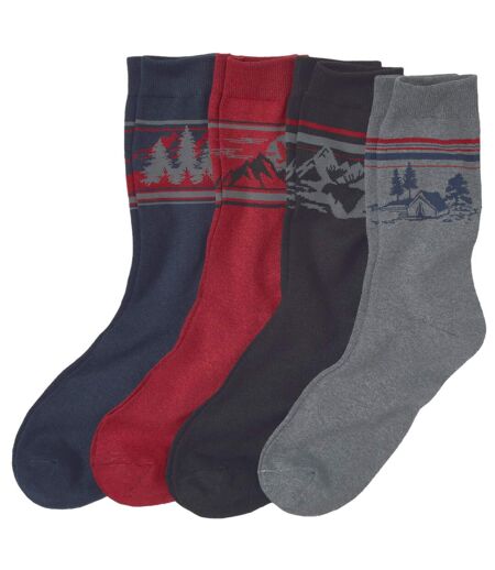 Le Lot de 4 Paires de Chaussettes de Ville