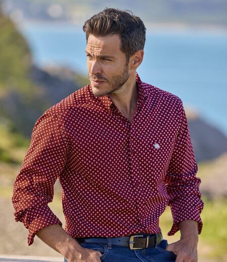 La Chemise en Popeline à Micromotifs