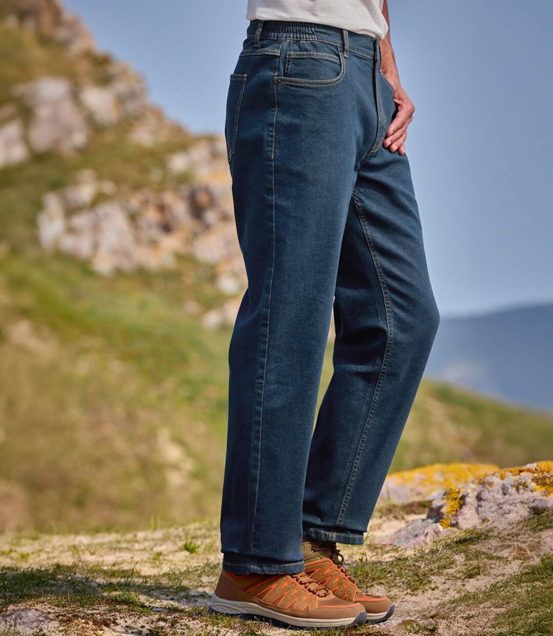 Jean Regular Stretch Confort Bleu-7