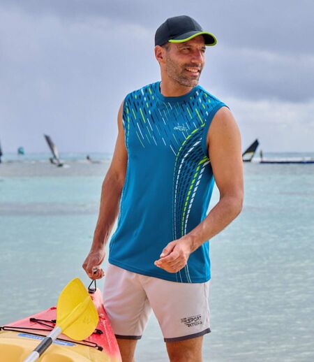 Set van 3 sportieve mouwloze T-shirts 