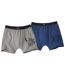 Pack of 2 Men's Wolf Boxer Shorts