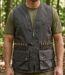 LEDERTYS LY0207 — Gilet de chasse sans manches vert : l'équipement fonctionnel à cartouchière 16 tubes-1