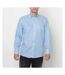 Chemise À Manches Longues Sans Repassage Homme Bleu Pâle Russell-1