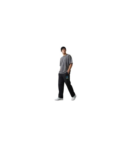 Mens Originals Fleece Airbrush Logo Joggers Black Adidas