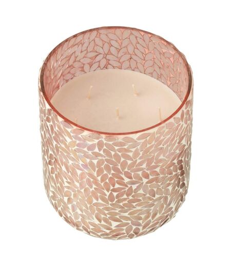 Bougie Parfumée Mosaïque Cyra 20cm Tender Rose