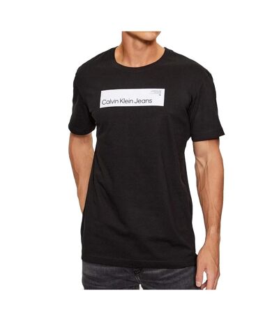 T-shirt Noir Homme Calvin Klein Jeans Hyper Real - M