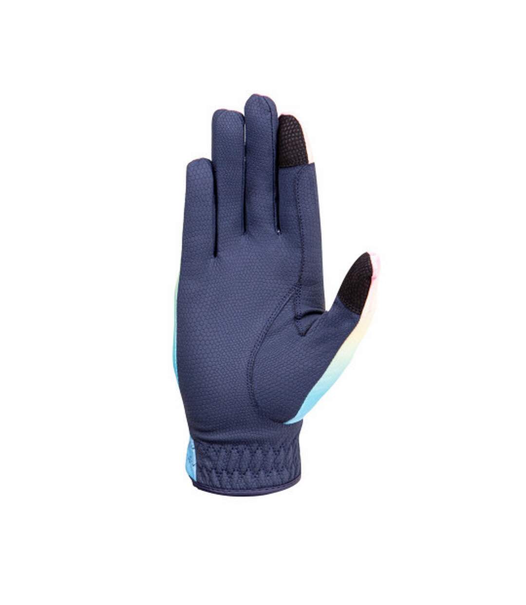 Gants d´équitation adulte bleu marine / pastel Hy Hy