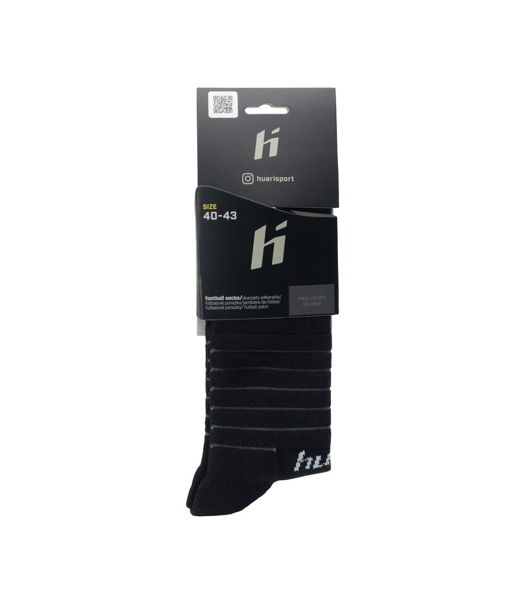 Chaussettes De Foot Lony Homme Noir Huari-3