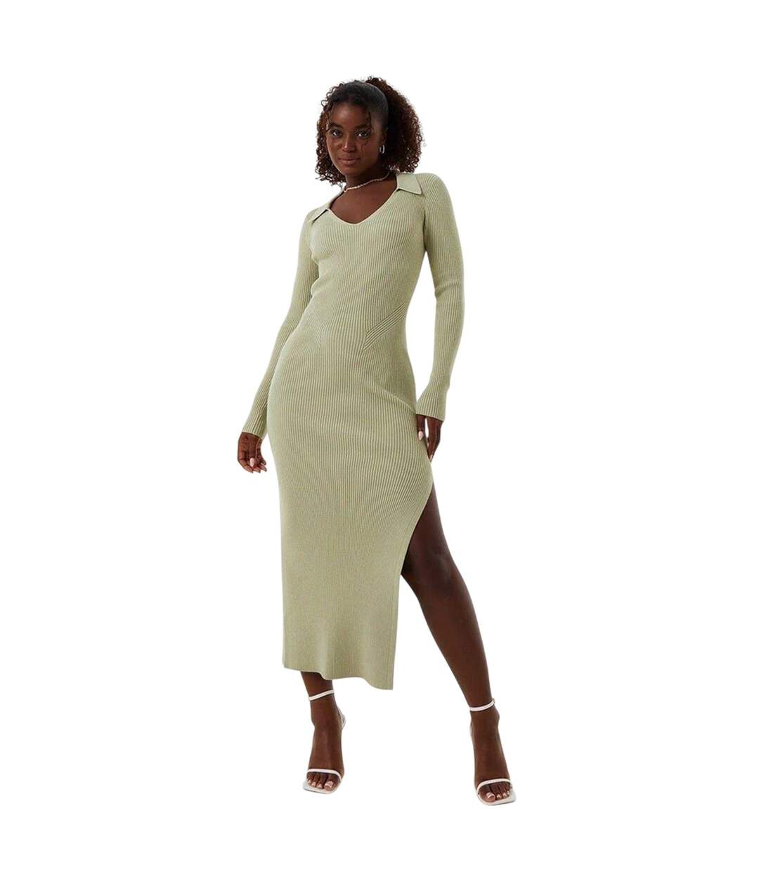 Robe Polo Femme Vert Kaki Pâle Jack Wills-2