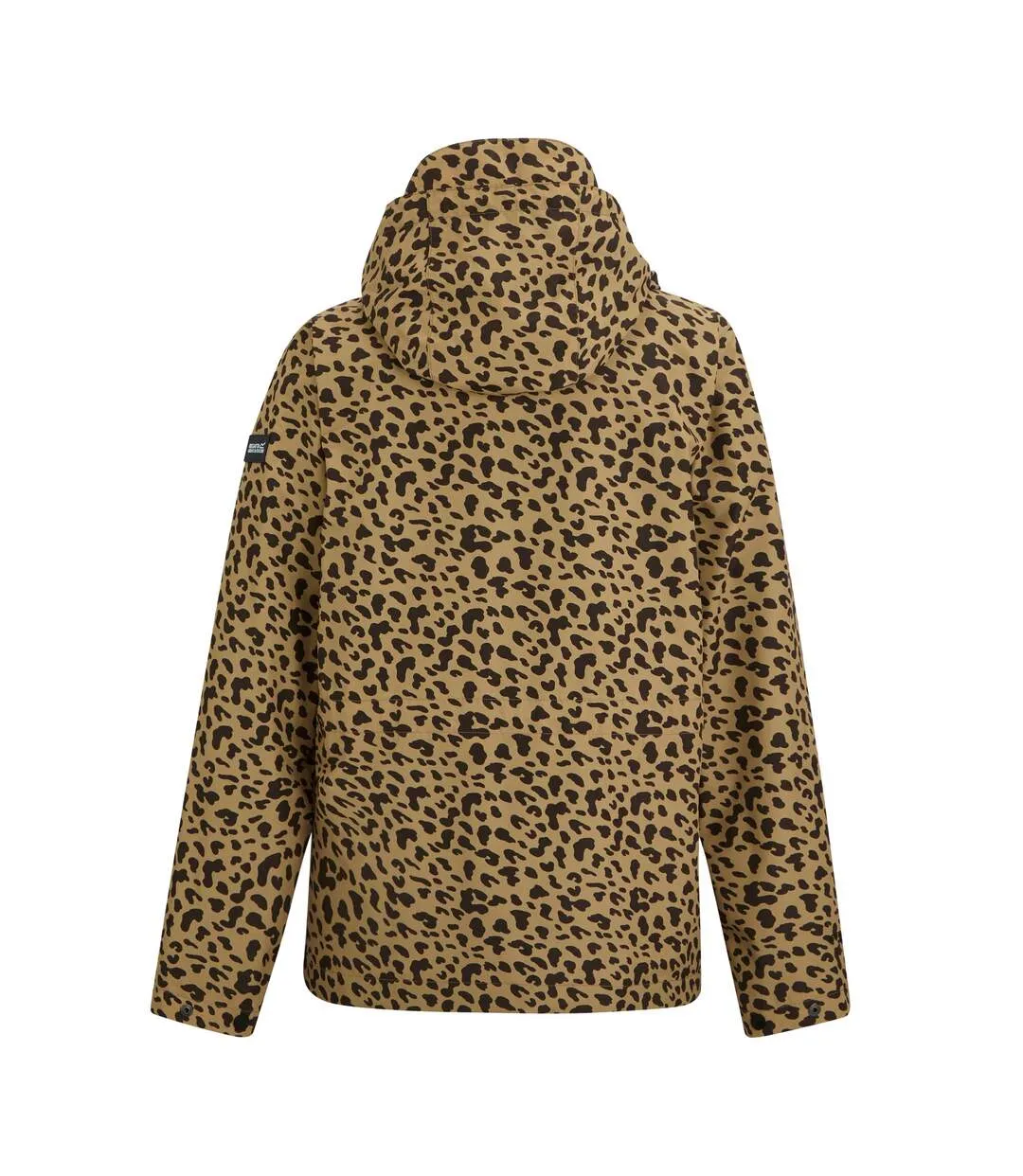 Womens/ladies Bayletta Leopard Print Waterproof Jacket Multicoloured Regatta-3