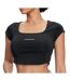 T-Shirt noir femme converse corset - m-1