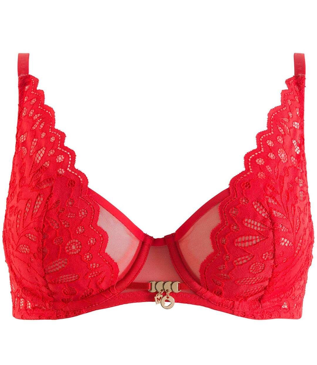 Soutien-gorge armature rouge Amélie-1