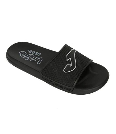 Mens S.island Logo Flip Flops Black Joma