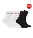 Lot De 6  Chaussettes Homme Noir Blanc Hugo Boss-1