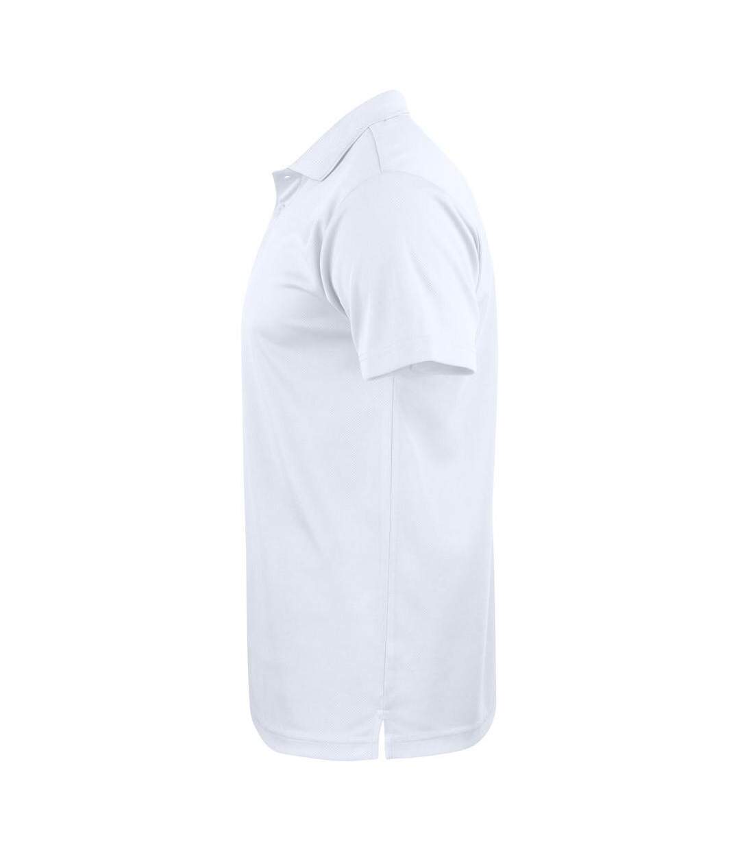 Unisex Adult Basic Active Polo Shirt White Clique-3