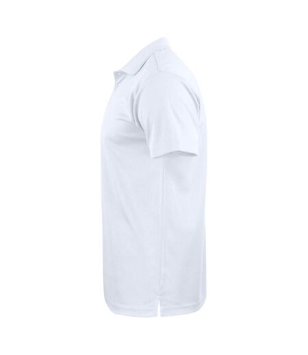Unisex Adult Basic Active Polo Shirt White Clique