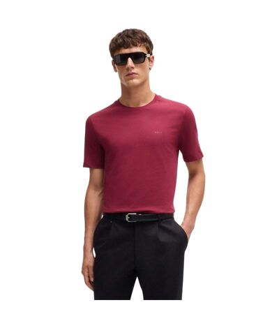 Mens Logo T-shirt Red Boss