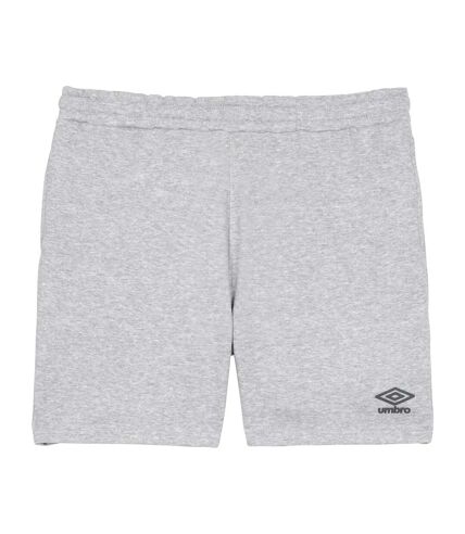 Umbro Mens Core Shorts (Grey Marl/Collegiate Blue)