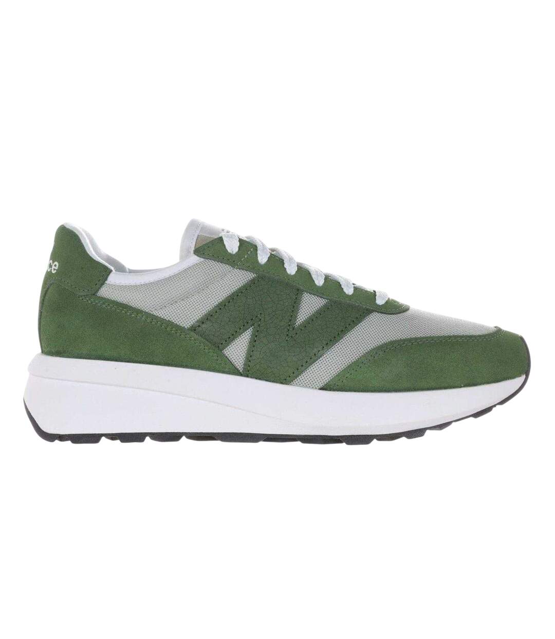 Mens 370 Suede Trainers Green New Balance-1