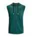 Mens Project Rock Graphic Print Hooded Sleeveless Hoodie Green Under Armour-2