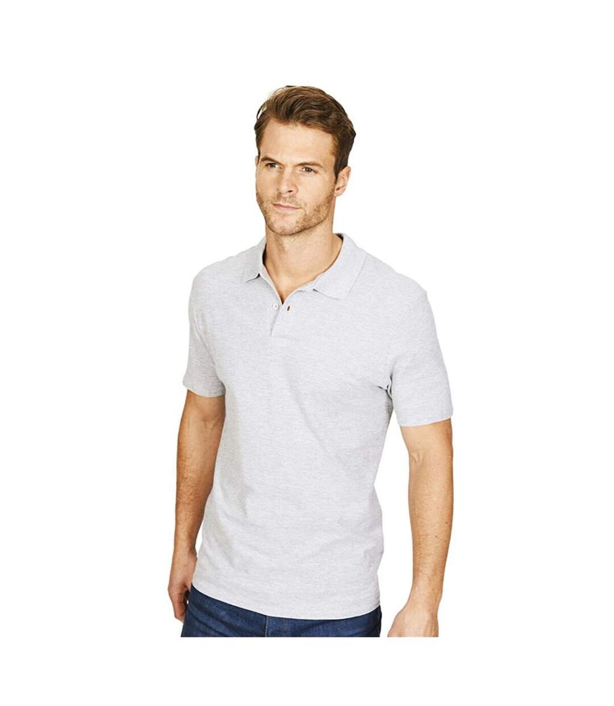 Absolute Apparel - Polo manches courtes PIONNER - Homme (Gris) - UTAB104