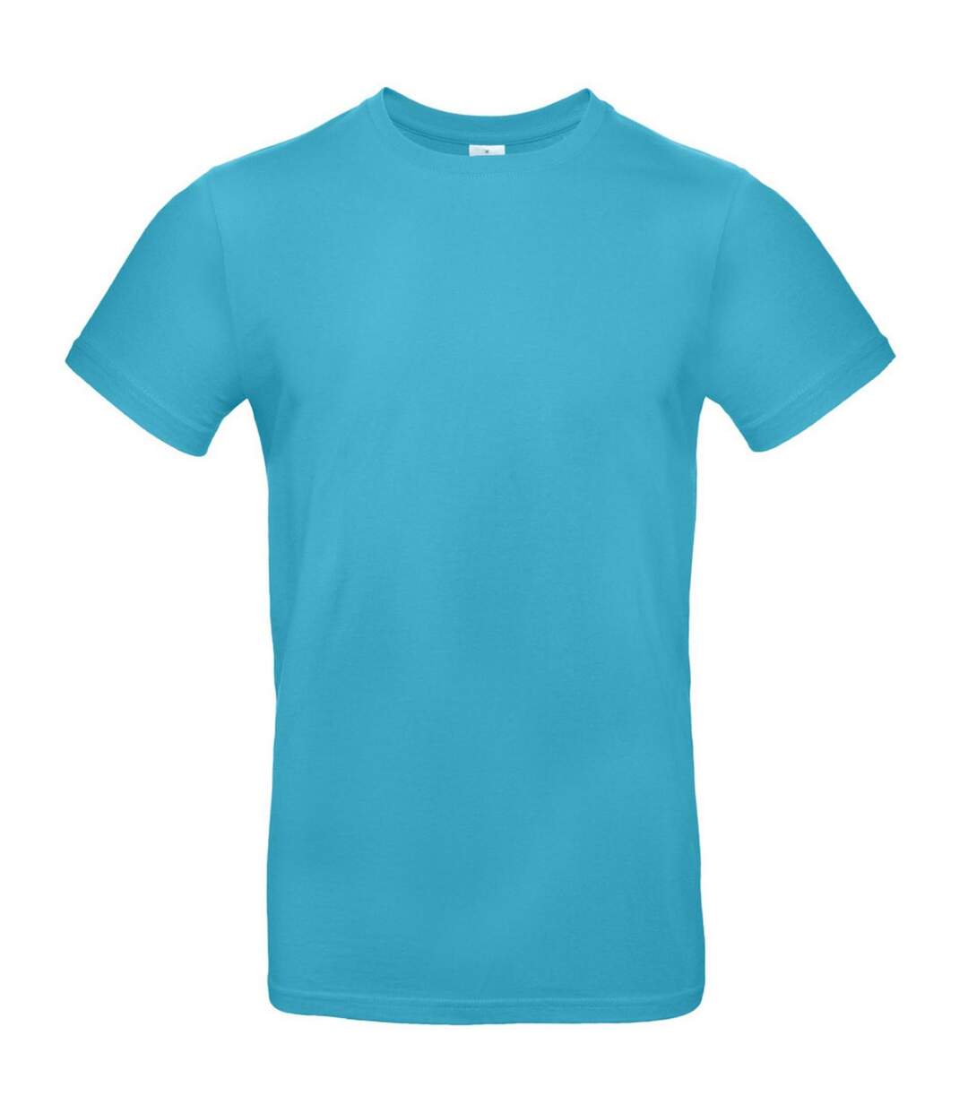 Tee-shirt B&c Mens #e190 Bleu Azur B And C-1