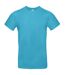 Tee-shirt B&c Mens #e190 Bleu Azur B And C-1