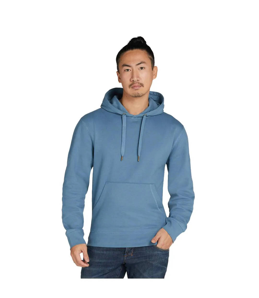 Sweat À Capuche Signature Adulte Bleu Acier SG-1