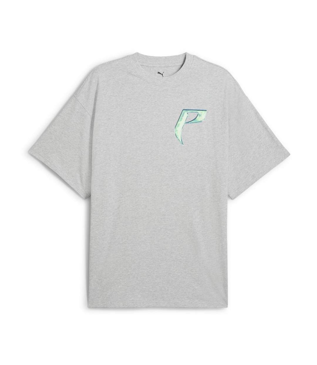 T-Shirt gris homme puma hoop-1