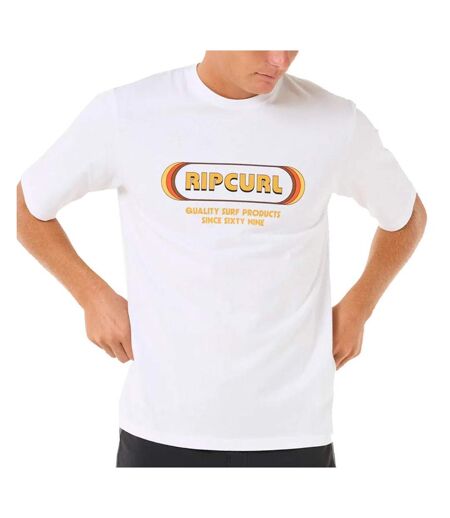T-Shirt blanc homme rip curl icons of surf
