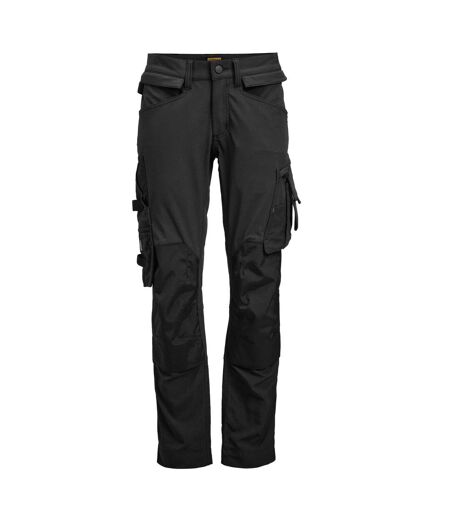 Womens/ladies Craftsman Stretch Trousers Black Jobman