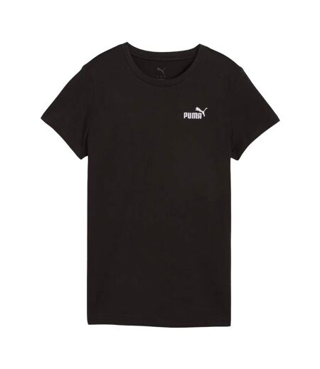T-shirt Motif/style Petit Logo Ess No.1 Femme Noir Puma